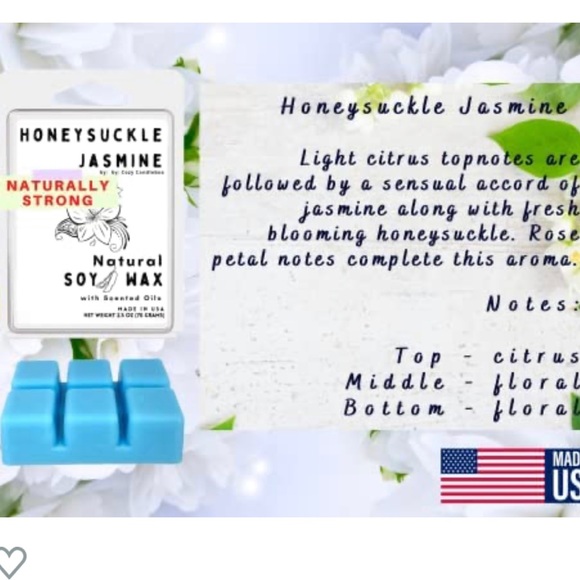 Scented Wax Melts All Natural 4 Packs (2.50 oz each) Scented Soy Cubes - Picture 6 of 10